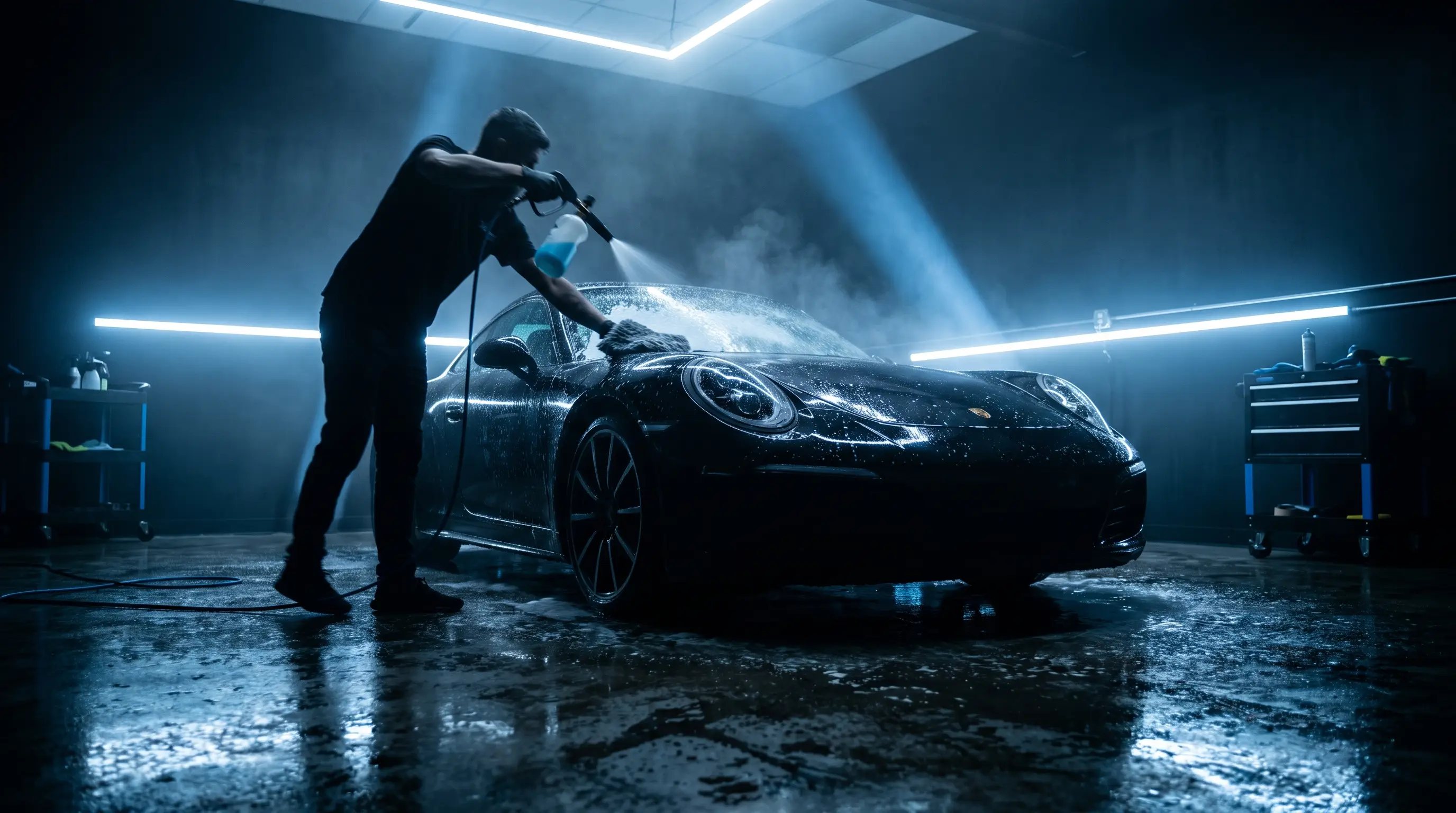 Auto Detailing crew on a job